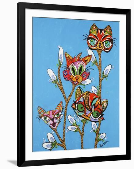 Pussy Willows-Debra Denise Purcell-Framed Premium Giclee Print