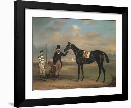 Pussy with his Trainer Old John Day-John E^ Ferneley-Framed Premium Giclee Print