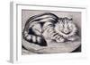 Pussy-Louis Wain-Framed Giclee Print