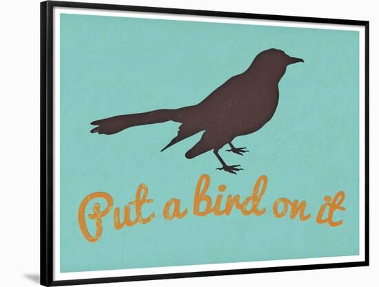 Put A Bird On It Blue-null-Framed Poster