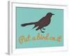 Put A Bird On It Blue-null-Framed Art Print