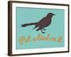 Put A Bird On It Blue-null-Framed Art Print