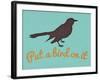 Put A Bird On It Blue-null-Framed Art Print