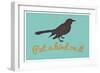 Put A Bird On It Blue-null-Framed Premium Giclee Print