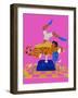 Put a tiger in your heart-Jota de jai-Framed Giclee Print