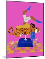 Put a tiger in your heart-Jota de jai-Mounted Giclee Print