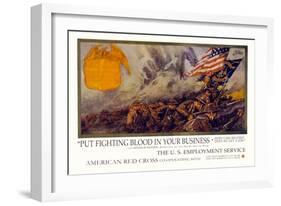 Put Fighting Blood in your Business-Dan Smith-Framed Art Print