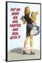 Put On Your Big Girl Panties and Deal with It Funny Poster-Ephemera-Framed Poster