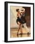 Put on Your Red Shoes-Raymond Leech-Framed Art Print