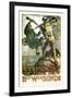 Put Strength in the Final Blow-Frank Brangwyn-Framed Art Print