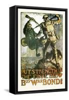 Put Strength in the Final Blow-Frank Brangwyn-Framed Stretched Canvas