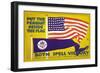 Put the Pennant Beside the Flag, c.1917-Charles Buckles Falls-Framed Art Print