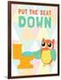 Put the Seat Down-SD Graphics Studio-Framed Art Print