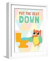 Put the Seat Down-SD Graphics Studio-Framed Art Print