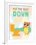 Put the Seat Down-SD Graphics Studio-Framed Art Print