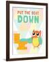 Put the Seat Down-SD Graphics Studio-Framed Art Print