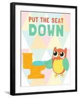 Put the Seat Down-SD Graphics Studio-Framed Art Print