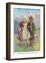 Put Your Foot Down Firmly Once,' Suggested Heidi, Illustration from 'Heidi'-Jessie Willcox-Smith-Framed Giclee Print