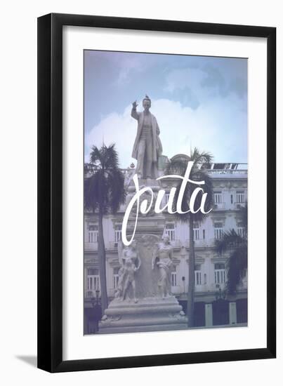 Puta-null-Framed Art Print