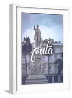 Puta-null-Framed Art Print