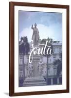 Puta-null-Framed Art Print