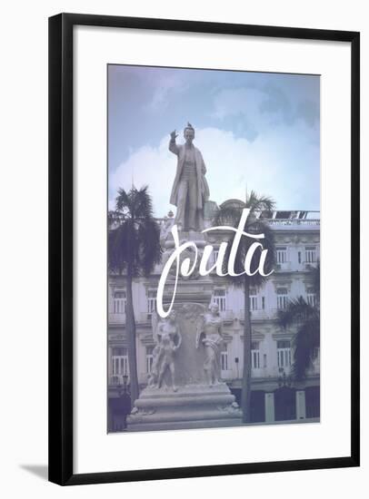 Puta-null-Framed Art Print