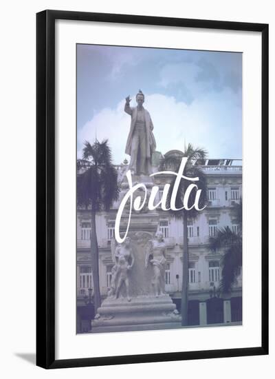 Puta-null-Framed Art Print