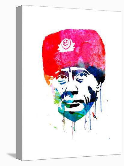 Putin Watercolor-Lora Feldman-Stretched Canvas