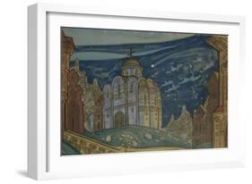 Putivl. Stage Design for the Opera Prince Igor, 1914-Nicholas Roerich-Framed Giclee Print