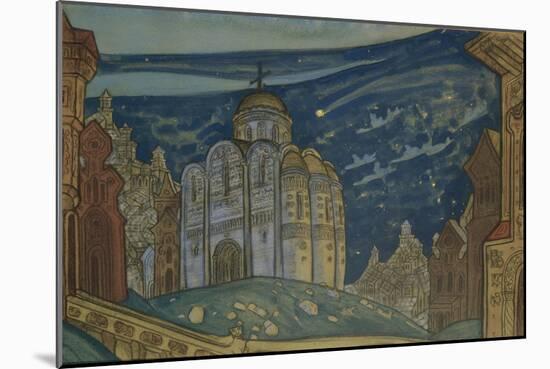 Putivl. Stage Design for the Opera Prince Igor, 1914-Nicholas Roerich-Mounted Giclee Print