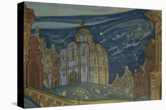 Putivl. Stage Design for the Opera Prince Igor, 1914-Nicholas Roerich-Stretched Canvas