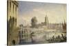 Putney Bridge and Church from near the Old Swan, Fulham-Joseph Murray Ince-Stretched Canvas