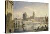 Putney Bridge and Church from near the Old Swan, Fulham-Joseph Murray Ince-Stretched Canvas