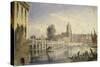 Putney Bridge and Church from near the Old Swan, Fulham-Joseph Murray Ince-Stretched Canvas