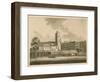 Putney Bridge and Church, London-null-Framed Giclee Print