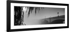 Putney Bridge During Fog, Thames River, London, England-null-Framed Photographic Print