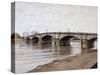 Putney Bridge-Isabel Hutchison-Stretched Canvas