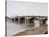 Putney Bridge-Isabel Hutchison-Stretched Canvas