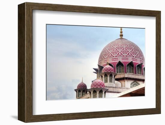Putra Mosque is the Principal Mosque of Putrajaya, Malaysia.-szefei-Framed Photographic Print