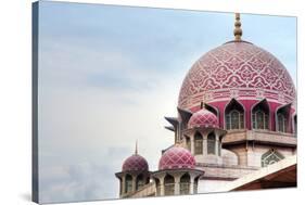 Putra Mosque is the Principal Mosque of Putrajaya, Malaysia.-szefei-Stretched Canvas