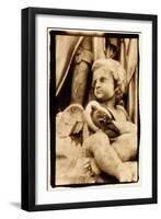 Putti and Pigeon, Opera House, Paris-Theo Westenberger-Framed Art Print