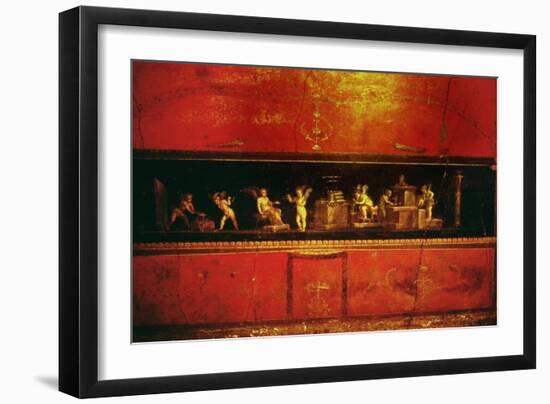 Putti as Goldsmiths, Mural of the 4th Style, 1st CE-null-Framed Giclee Print