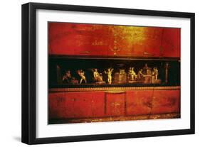 Putti as Goldsmiths, Mural of the 4th Style, 1st CE-null-Framed Giclee Print