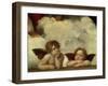 Putti, Detail from the Sistine Madonna-Raffael-Framed Premium Giclee Print