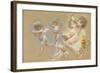 Putti. Interior Décor of the Baron Von Dervis Mansion in Petersburg-Konstantin Yegorovich Makovsky-Framed Giclee Print