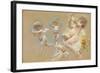 Putti. Interior Décor of the Baron Von Dervis Mansion in Petersburg-Konstantin Yegorovich Makovsky-Framed Giclee Print