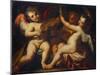 Putti Musicmaking-Domenico Piola, the Elder (Circle of)-Mounted Giclee Print