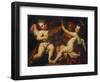 Putti Musicmaking-Domenico Piola, the Elder (Circle of)-Framed Giclee Print