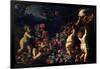 Putti Playing with Garlands of Flowers-Carlo Maratti-Framed Giclee Print