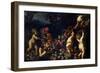 Putti Playing with Garlands of Flowers-Carlo Maratti-Framed Giclee Print
